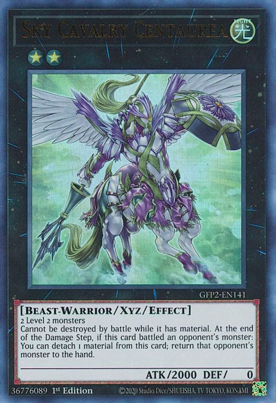 Sky Cavalry Centaurea - GFP2-EN141 - Ultra Rare