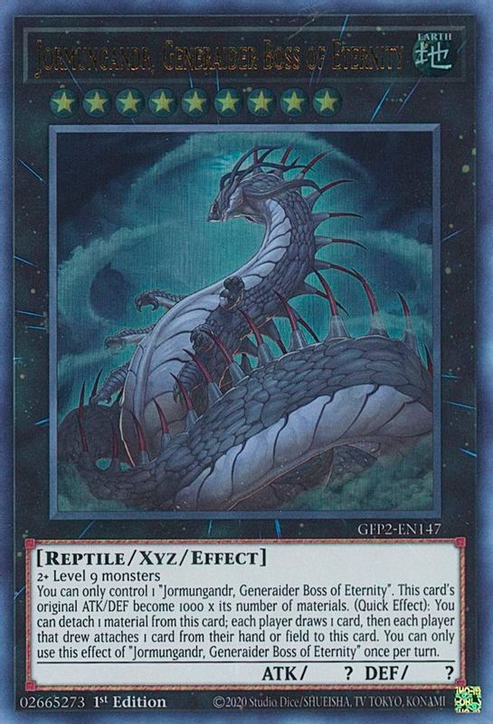 Jormungandr, Generaider Boss of Eternity - GFP2-EN147 - Ultra Rare