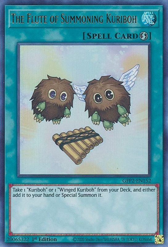 The Flute of Summoning Kuriboh - GFP2-EN152 - Ultra Rare