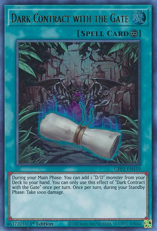 Dark Contract with the Gate - GFP2-EN159 - Ultra Rare