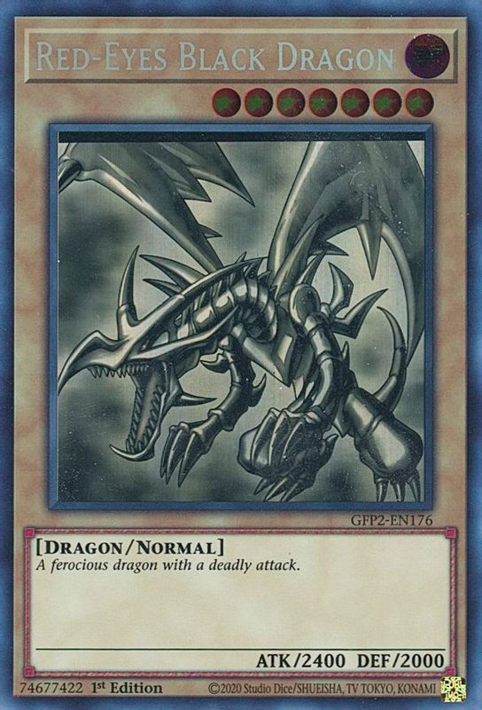 Red-Eyes Black Dragon (Ghost Rare) - GFP2-EN176 - Ghost Rare