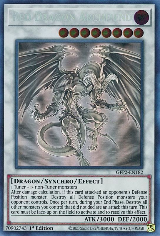 Red Dragon Archfiend (Ghost Rare) - GFP2-EN182 - Ghost Rare