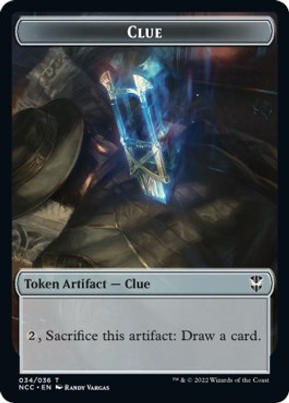 Clue // Fish Double-sided Token - Token