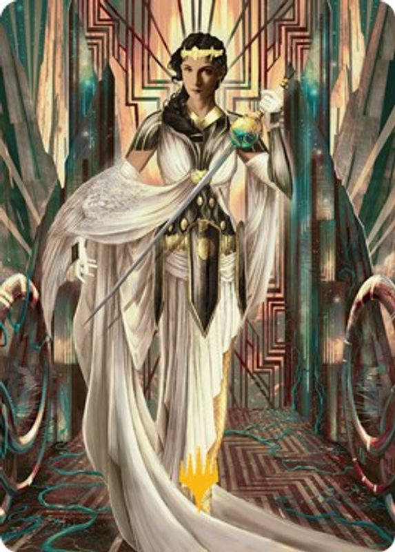 Elspeth Resplendent Art Card (64/81) (Gold-Stamped) - 64 - Special