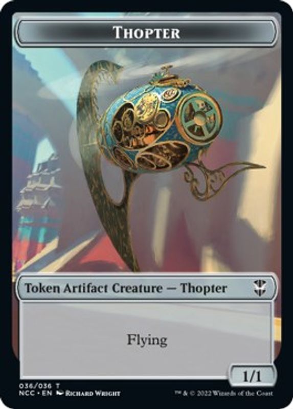 Thopter // Treasure (013) Double-sided Token - Token