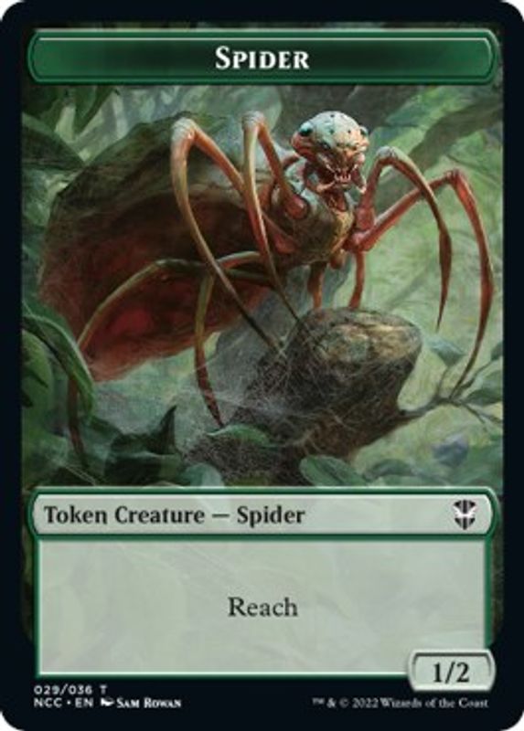 Treefolk // Spider Double-sided Token - Token