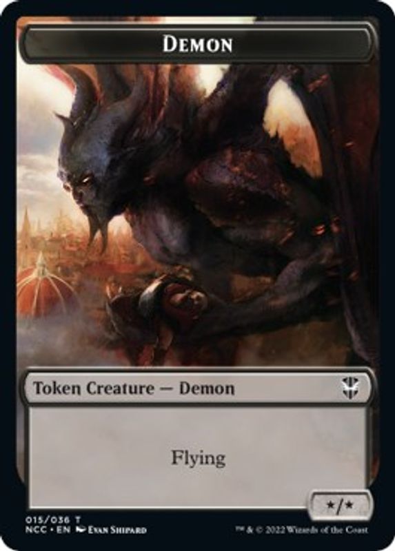 Demon // Copy Double-sided Token - Token