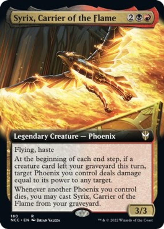 Syrix, Carrier of the Flame (Extended Art) - 180 - Rare