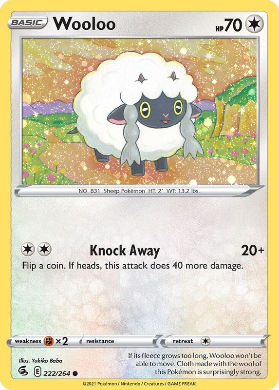 Wooloo - 222/264 (Cosmos Holo) - 222/264 - Promo