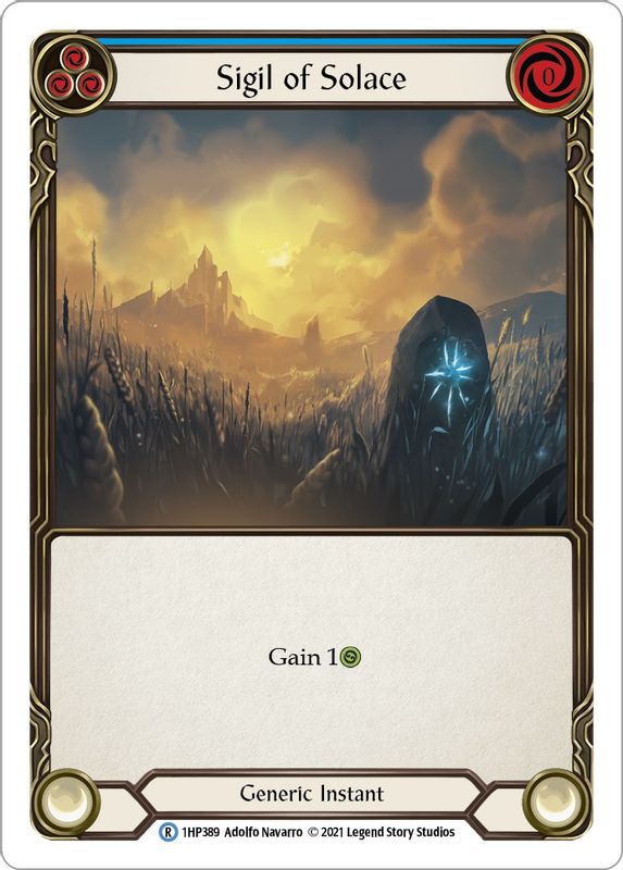 Sigil of Solace (Blue) - 1HP389 - Rare