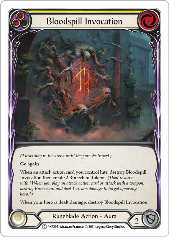 Bloodspill Invocation (Yellow) - 1HP292 - Common