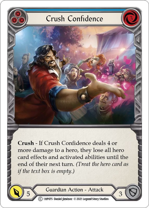 Crush Confidence (Blue) - 1HP075 - Common