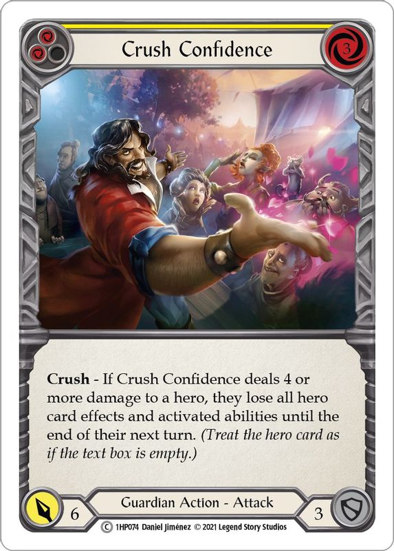 Crush Confidence (Yellow) - 1HP074 - Common