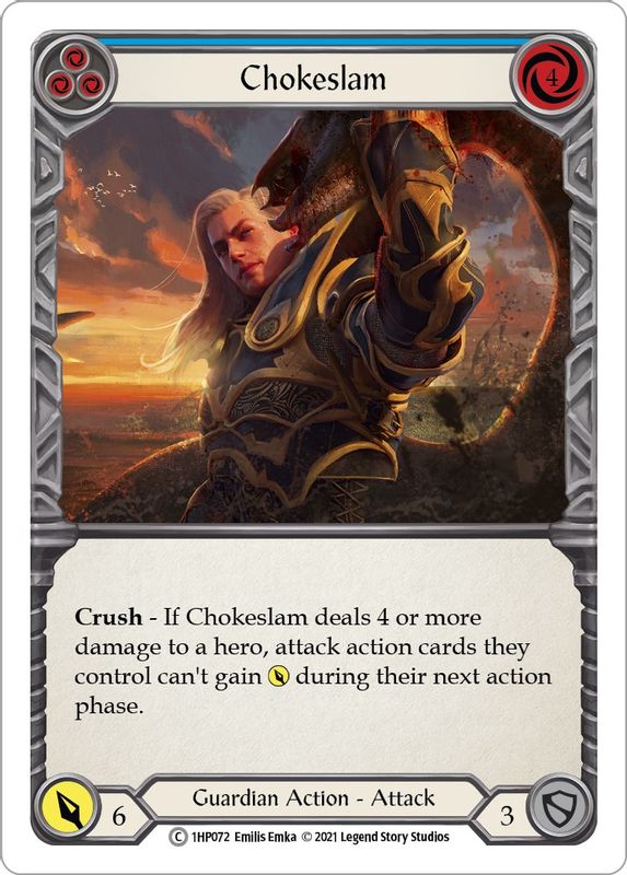 Chokeslam (Blue) - 1HP072 - Common