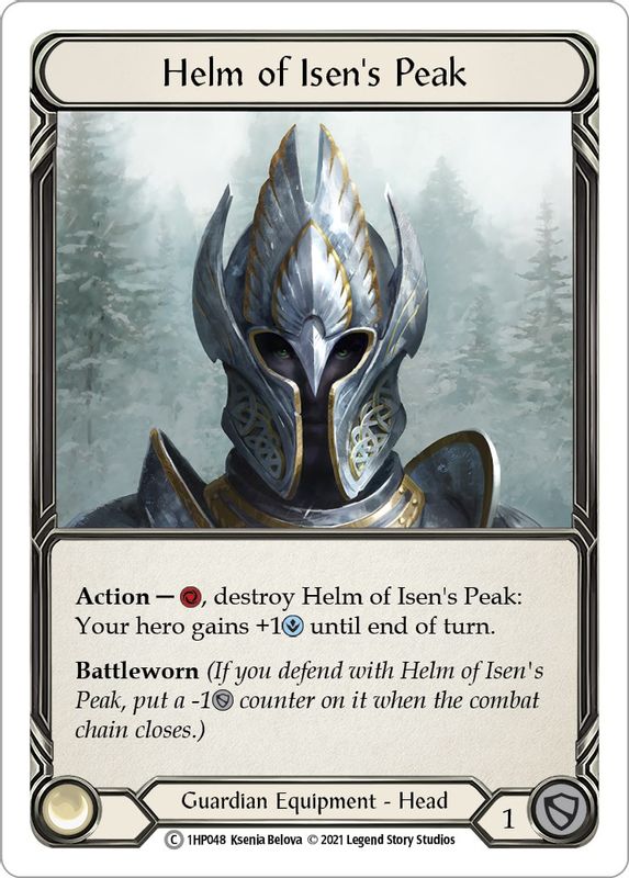 Helm of Isen's Peak - 1HP048 - Common