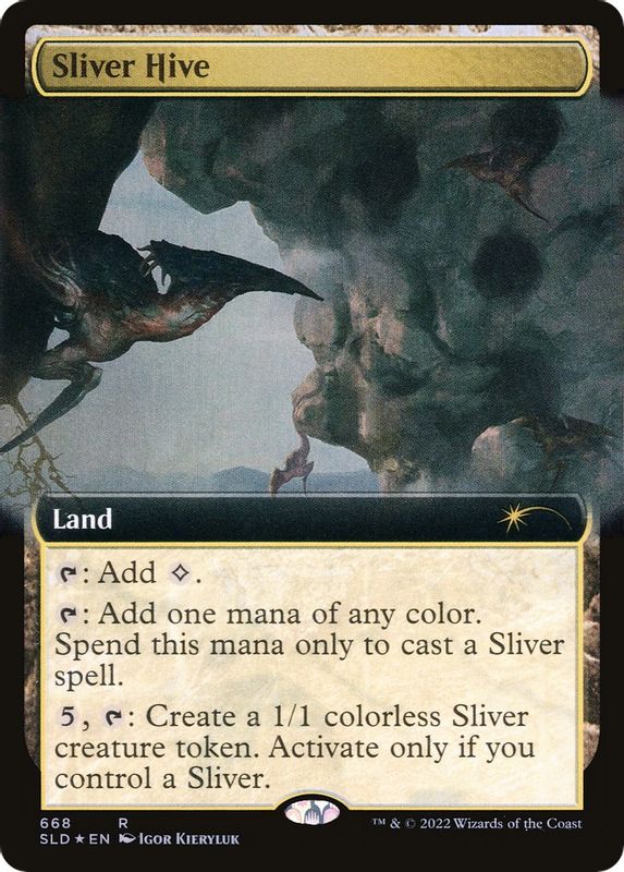 Sliver Hive (Extended Art) - 668 - Rare