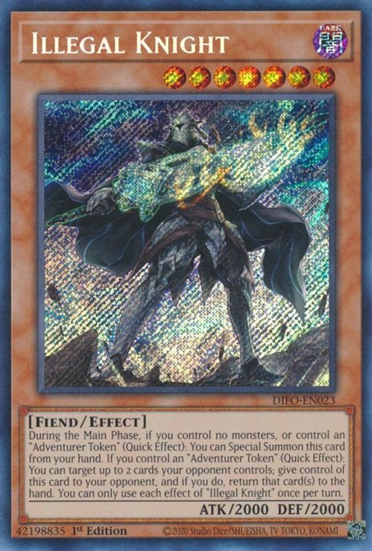 Illegal Knight - DIFO-EN023 - Secret Rare