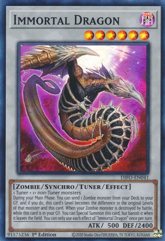 Immortal Dragon - DIFO-EN041 - Super Rare