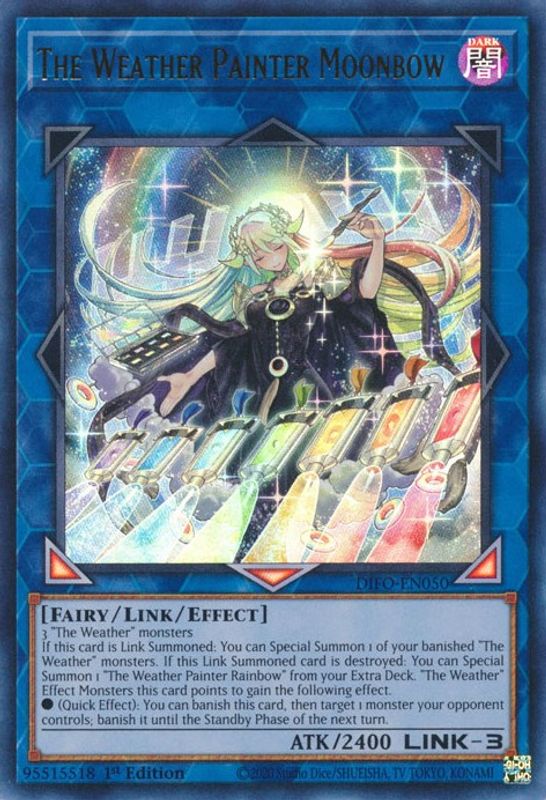 The Weather Painter Moonbow - DIFO-EN050 - Ultra Rare