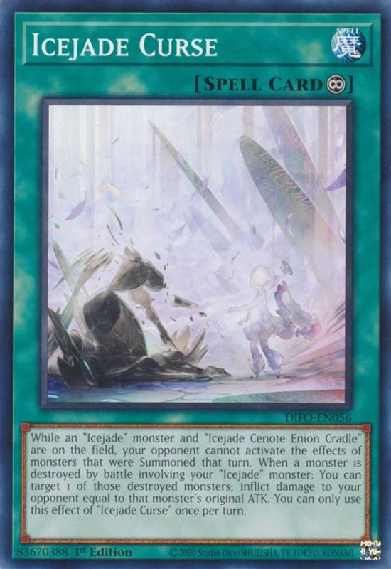 Icejade Curse - DIFO-EN056 - Common / Short Print