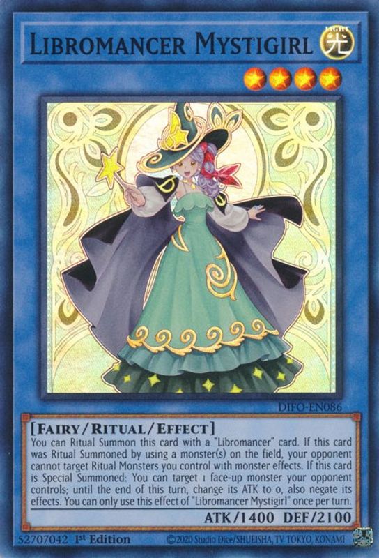 Libromancer Mystigirl - DIFO-EN086 - Super Rare