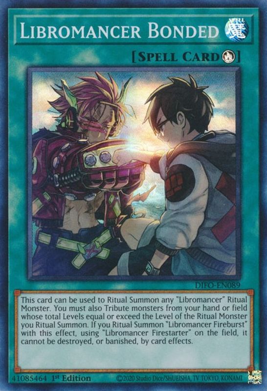 Libromancer Bonded - DIFO-EN089 - Super Rare