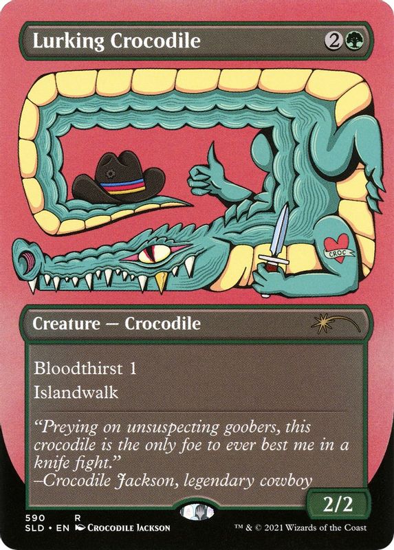 Lurking Crocodile - 590 - Rare