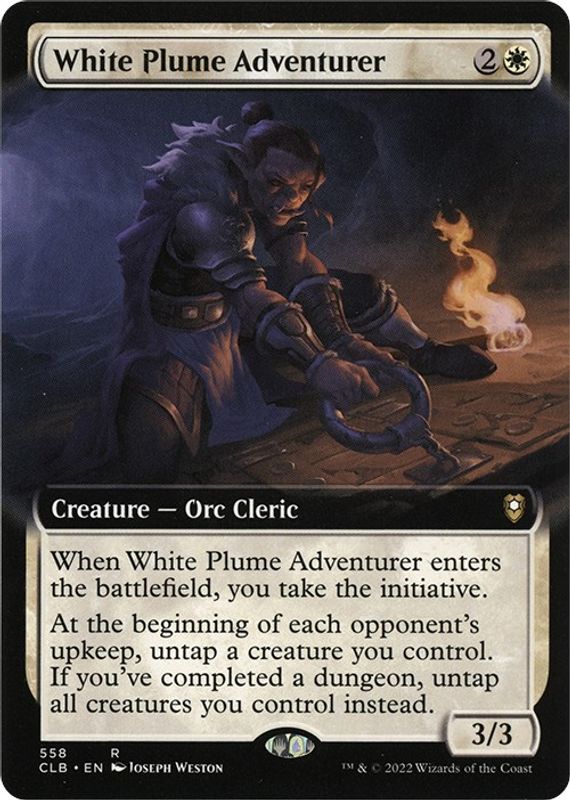 White Plume Adventurer (Extended Art) - 558 - Rare