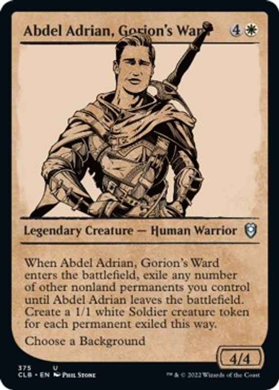 Abdel Adrian, Gorion's Ward (Showcase) - 375 - Uncommon