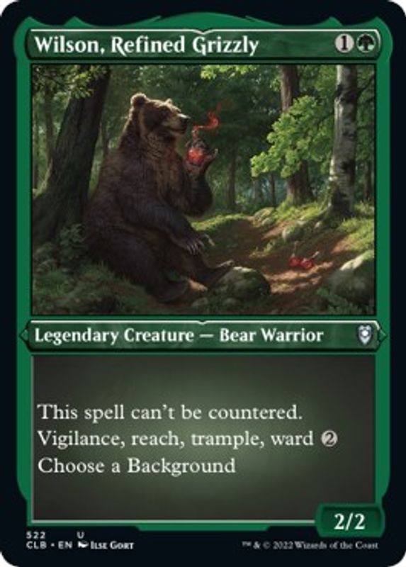 Wilson, Refined Grizzly (Foil Etched) - 522 - Uncommon