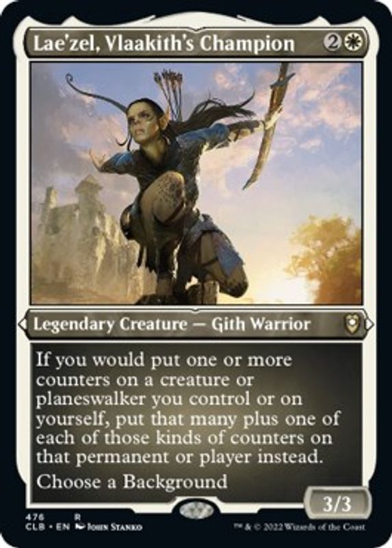 Lae'zel, Vlaakith's Champion (Foil Etched) - 476 - Rare