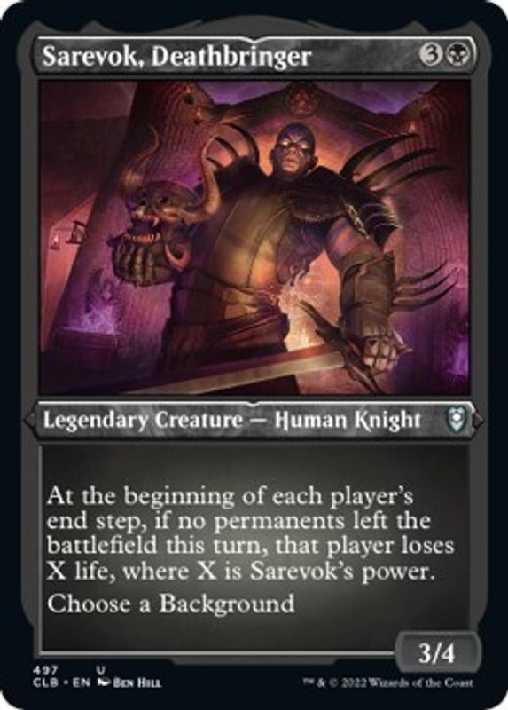 Sarevok, Deathbringer (Foil Etched) - 497 - Uncommon