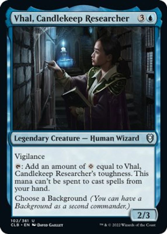 Vhal, Candlekeep Researcher - 102 - Uncommon