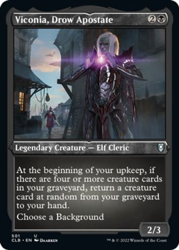 Viconia, Drow Apostate (Foil Etched) - 501 - Uncommon