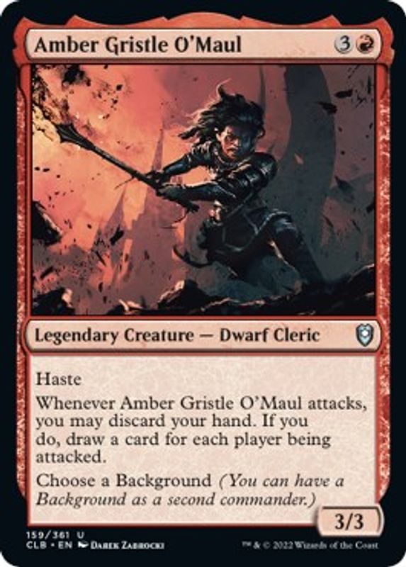 Amber Gristle O'Maul - 159 - Uncommon