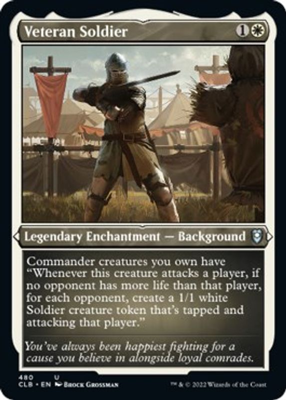 Veteran Soldier (Foil Etched) - 480 - Uncommon