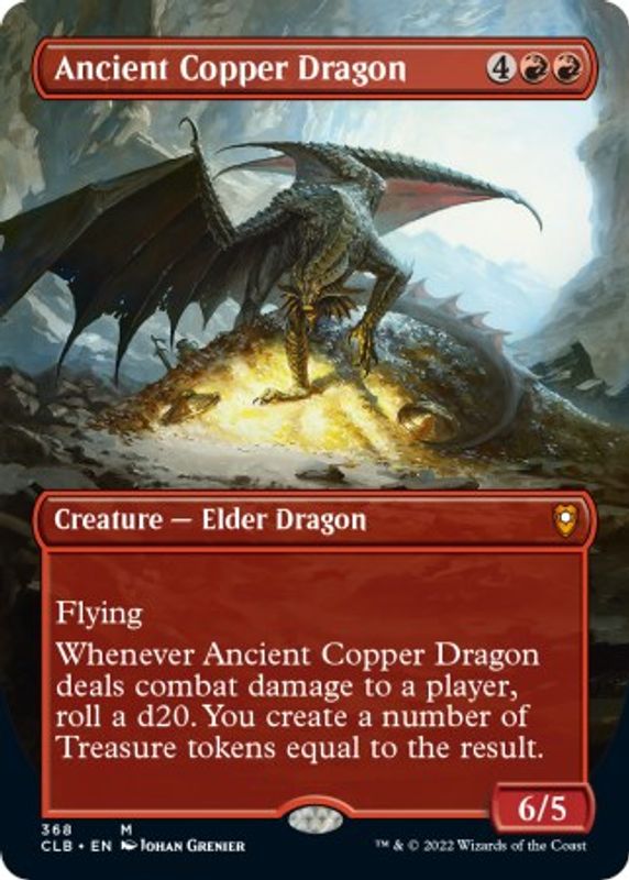 Ancient Copper Dragon (Borderless) - 368 - Mythic