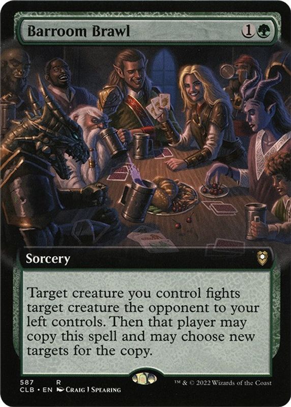 Barroom Brawl (Extended Art) - 587 - Rare