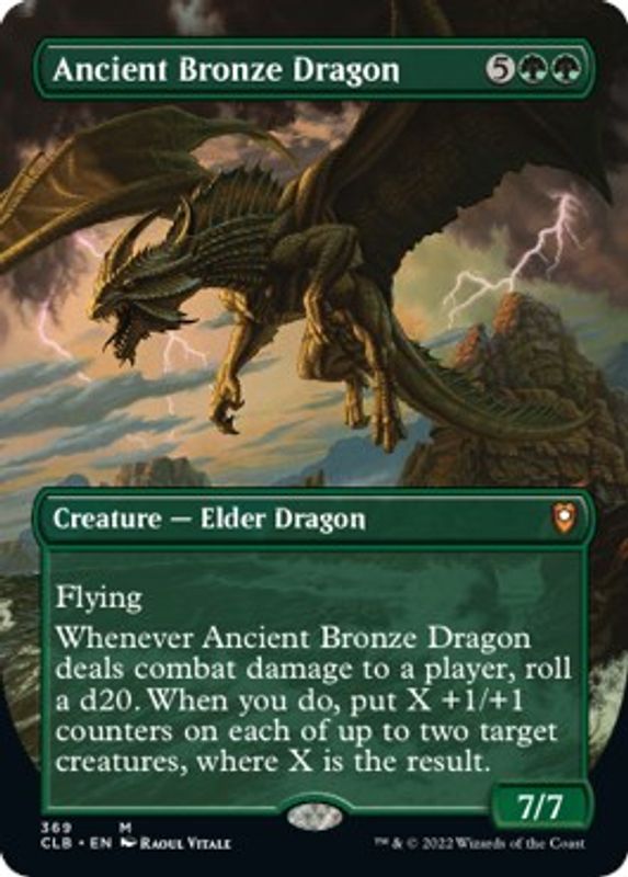 Ancient Bronze Dragon (Borderless) - 369 - Mythic