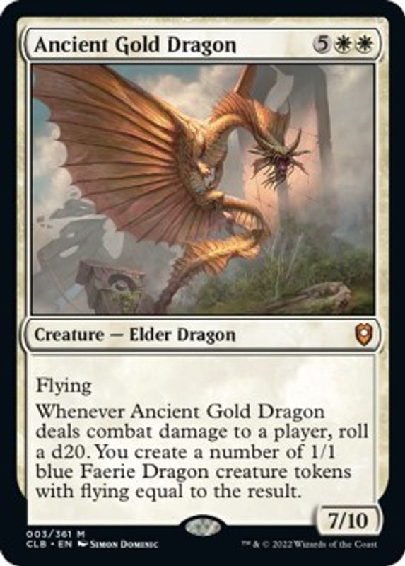 Ancient Gold Dragon - 3 - Mythic