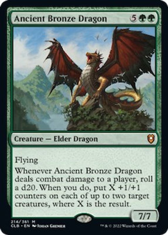 Ancient Bronze Dragon - 214 - Mythic