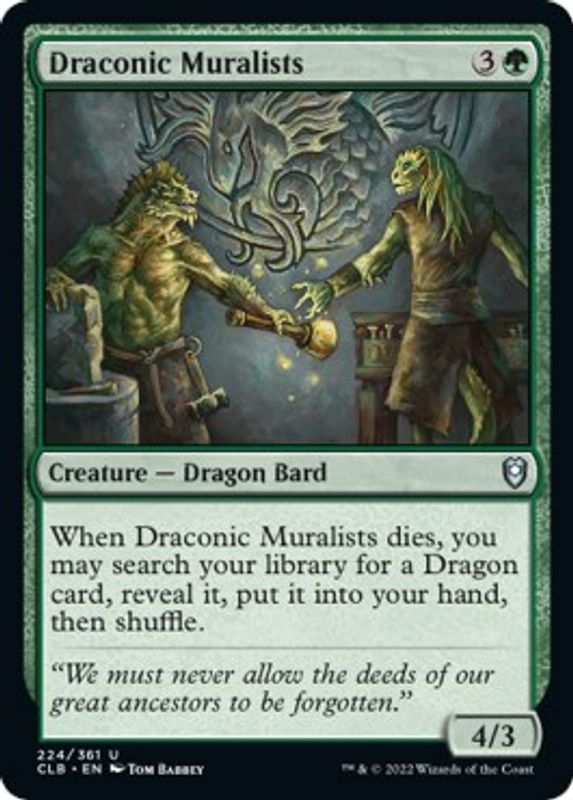 Draconic Muralists - 224 - Uncommon