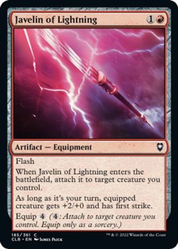 Javelin of Lightning - 185 - Common