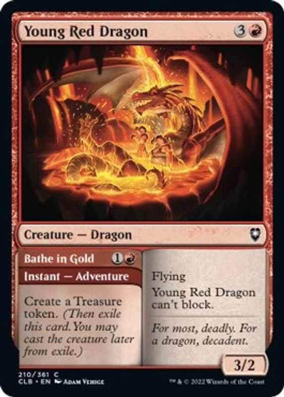 Young Red Dragon - 210 - Common