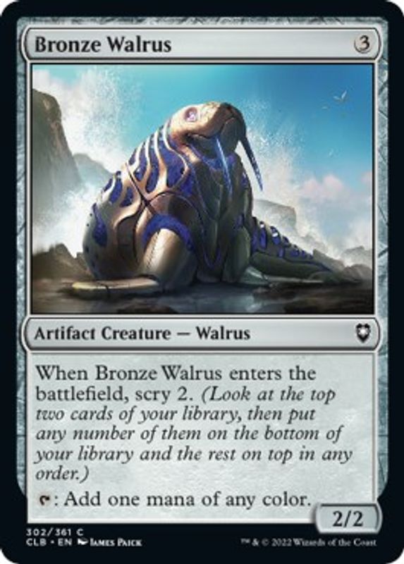 Bronze Walrus - 302 - Common