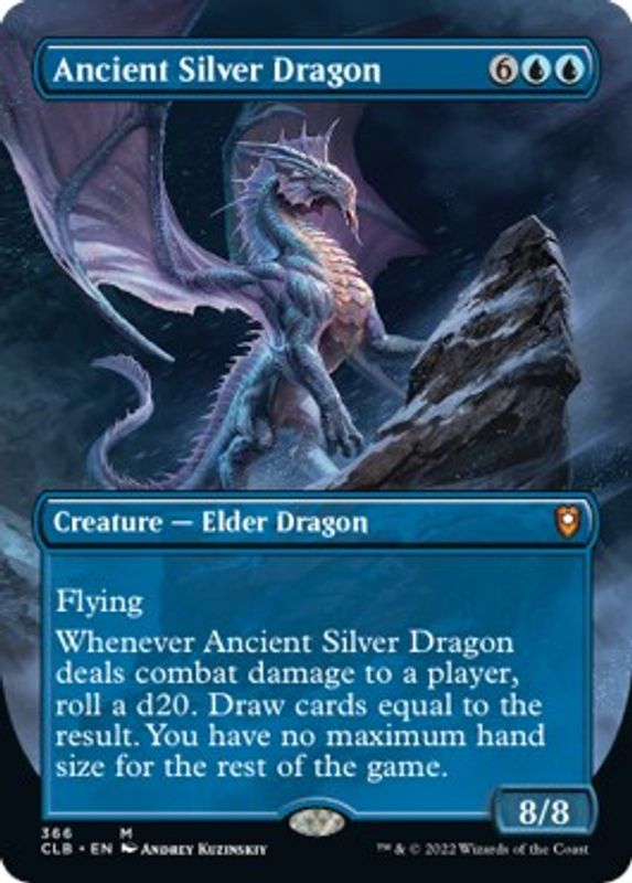 Ancient Silver Dragon (Borderless) - 366 - Mythic