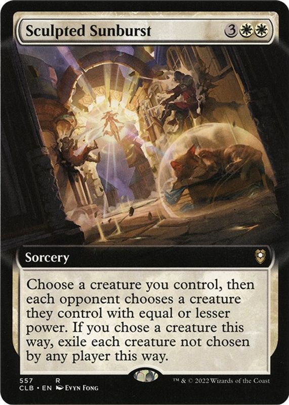 Sculpted Sunburst (Extended Art) - 557 - Rare