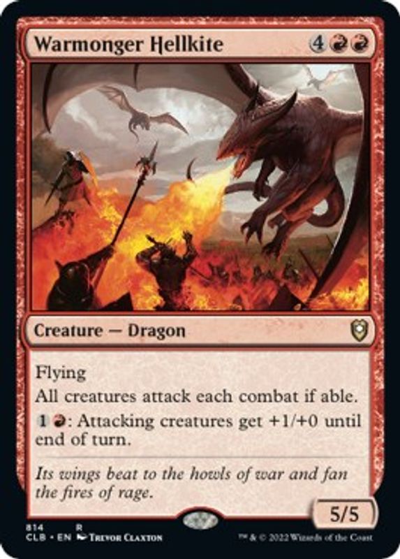 Warmonger Hellkite - 814 - Rare