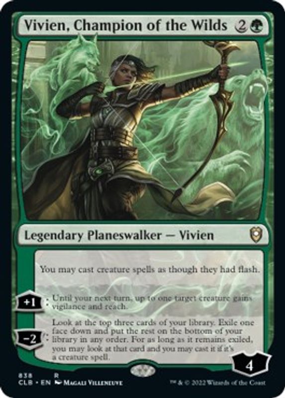 Vivien, Champion of the Wilds - 838 - Rare