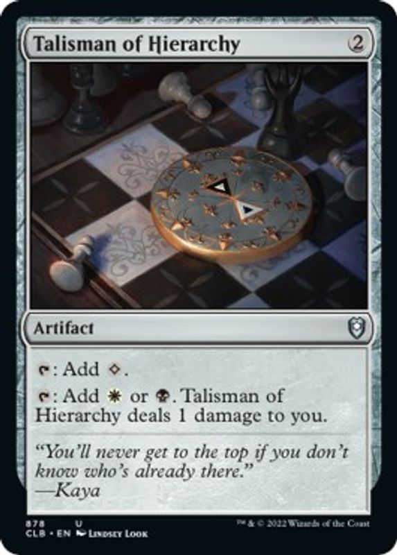 Talisman of Hierarchy - 878 - Uncommon